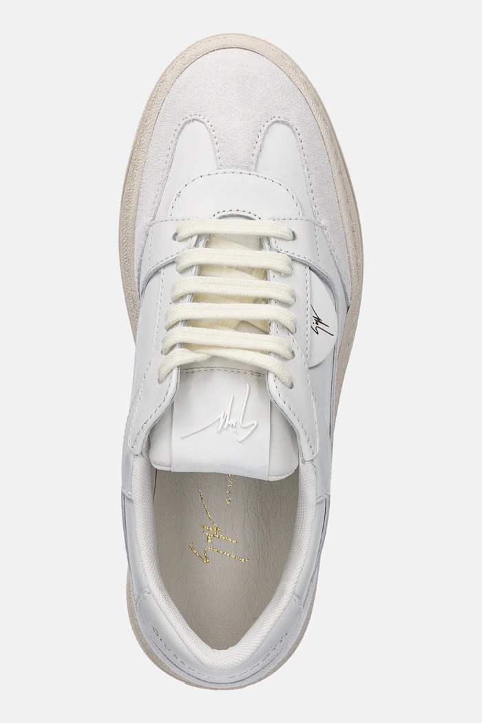 Δερμάτινα sneakers Giuseppe Zanotti GZ/94 λευκό RW50004.001