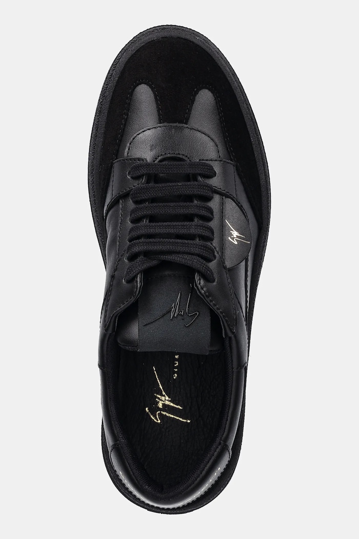 Giuseppe Zanotti sneakersy skórzane GZ/94 czarny RW50004.002