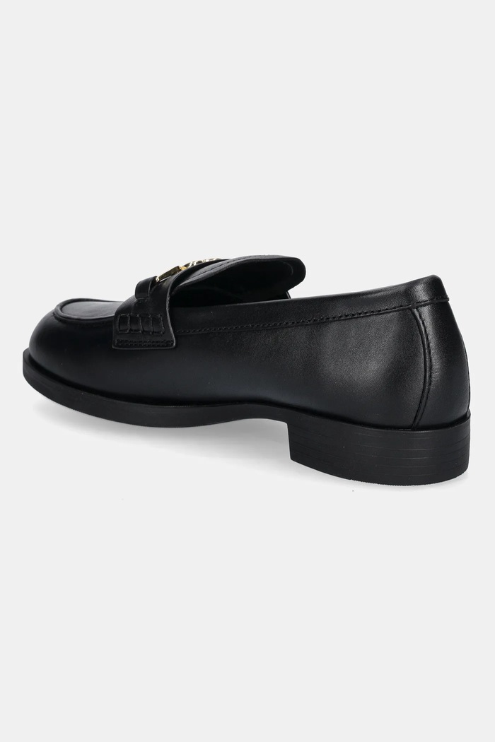 Obuwie Love Moschino mokasyny skórzane JA10242G1NIA0000 czarny