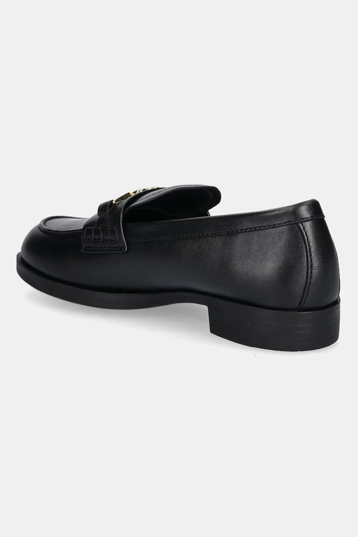 Obuwie Love Moschino mokasyny skórzane JA10242G1NIA0000 czarny