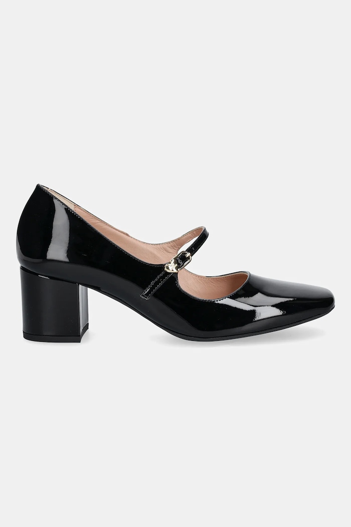 Love Moschino czółenka skórzane JA10385G1NIH0000 czarny AW25