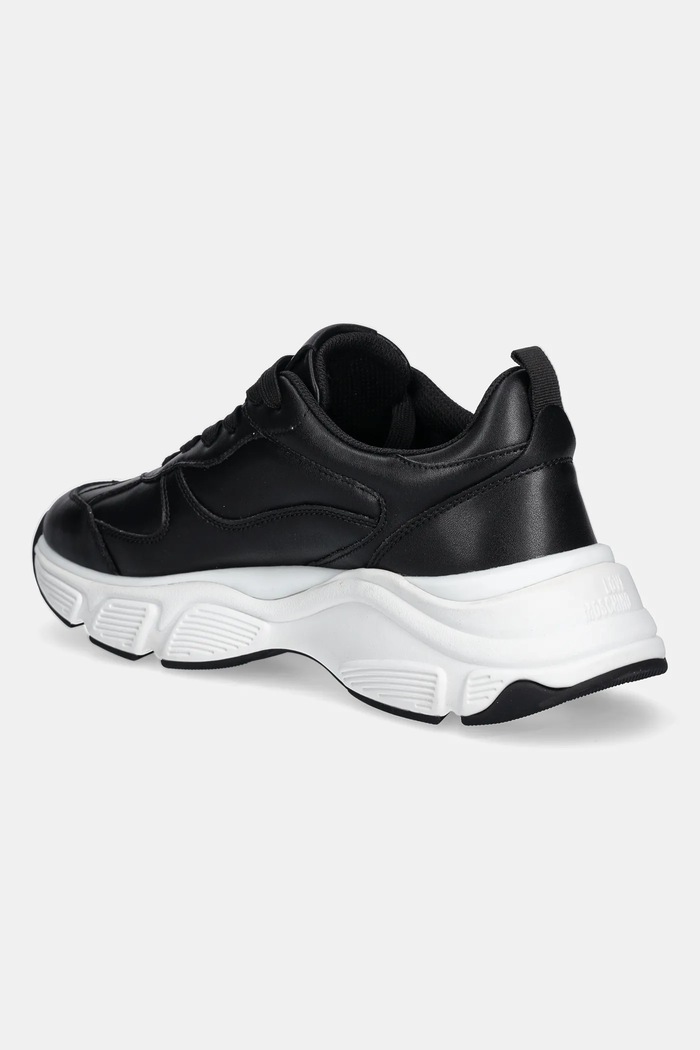 Παπούτσια Δερμάτινα sneakers Love Moschino JA15246G1NIA0000 μαύρο