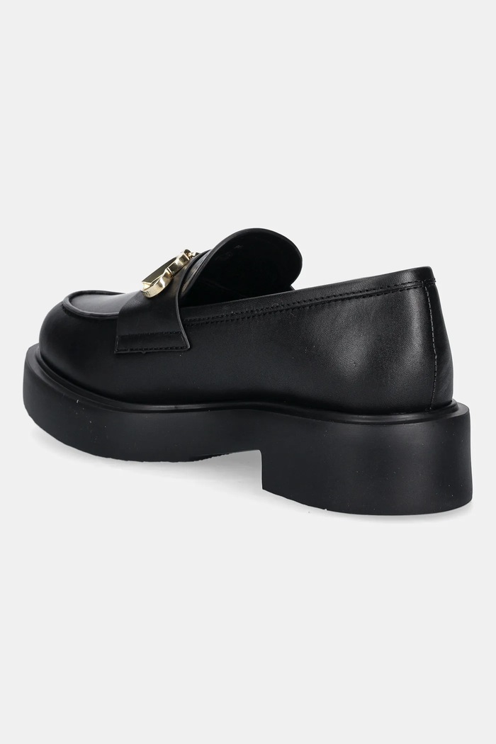 Obuwie Love Moschino mokasyny skórzane JA10094G1NIA0000 czarny