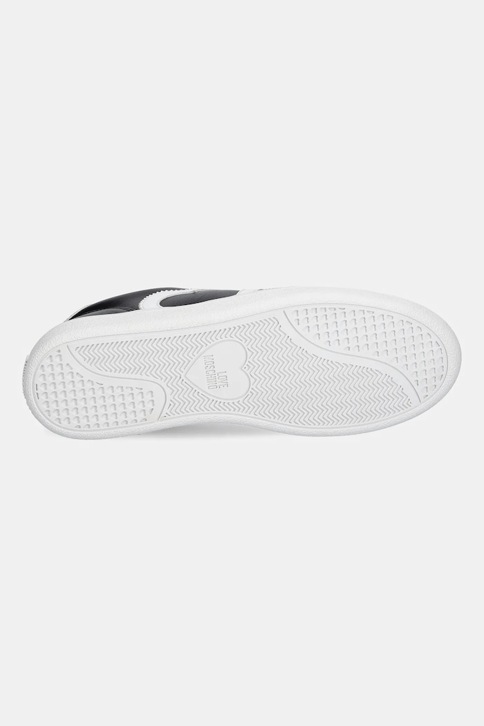Love Moschino sneakersy skórzane JA15112G1NIA100A czarny