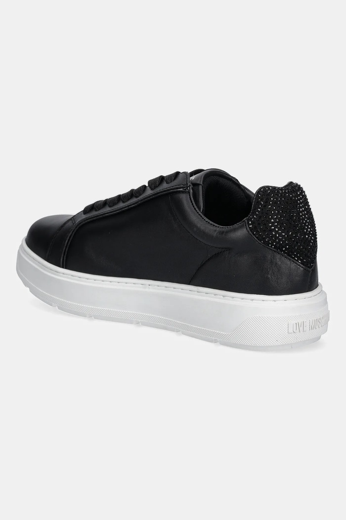 Obuwie Love Moschino sneakersy skórzane JA15184G1NIAC00A czarny