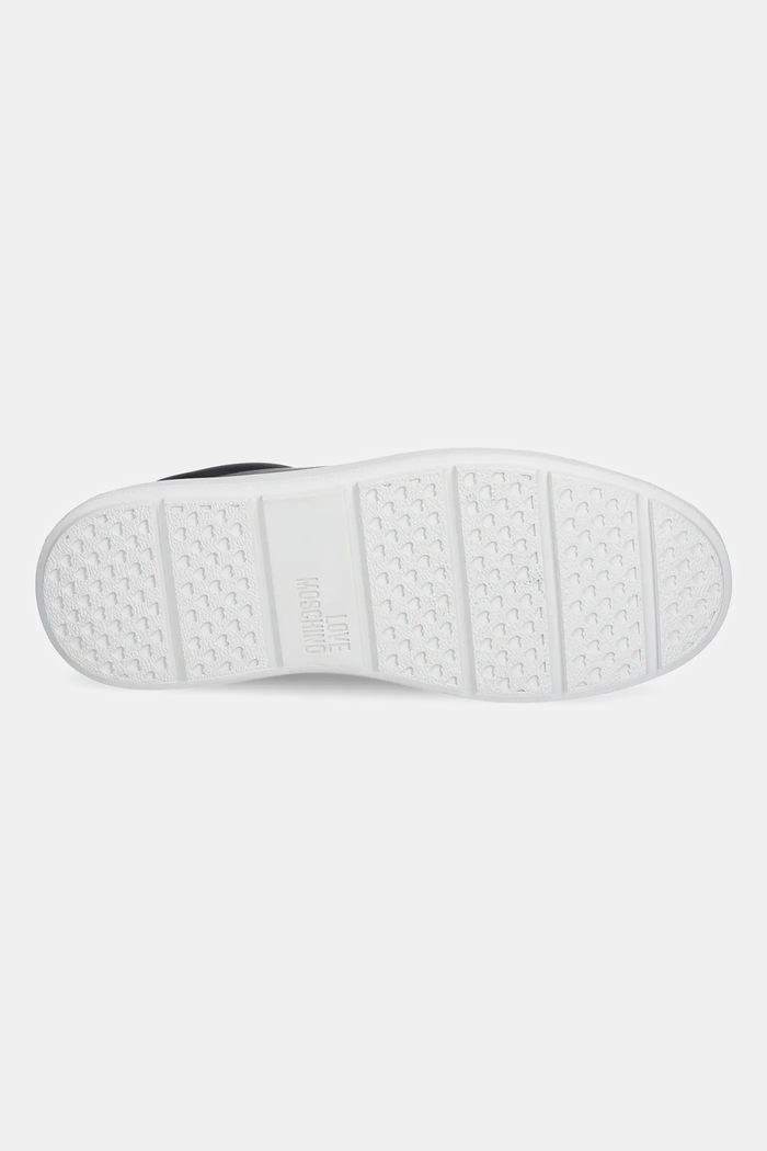 Love Moschino sneakersy skórzane JA15184G1NIAC00A czarny