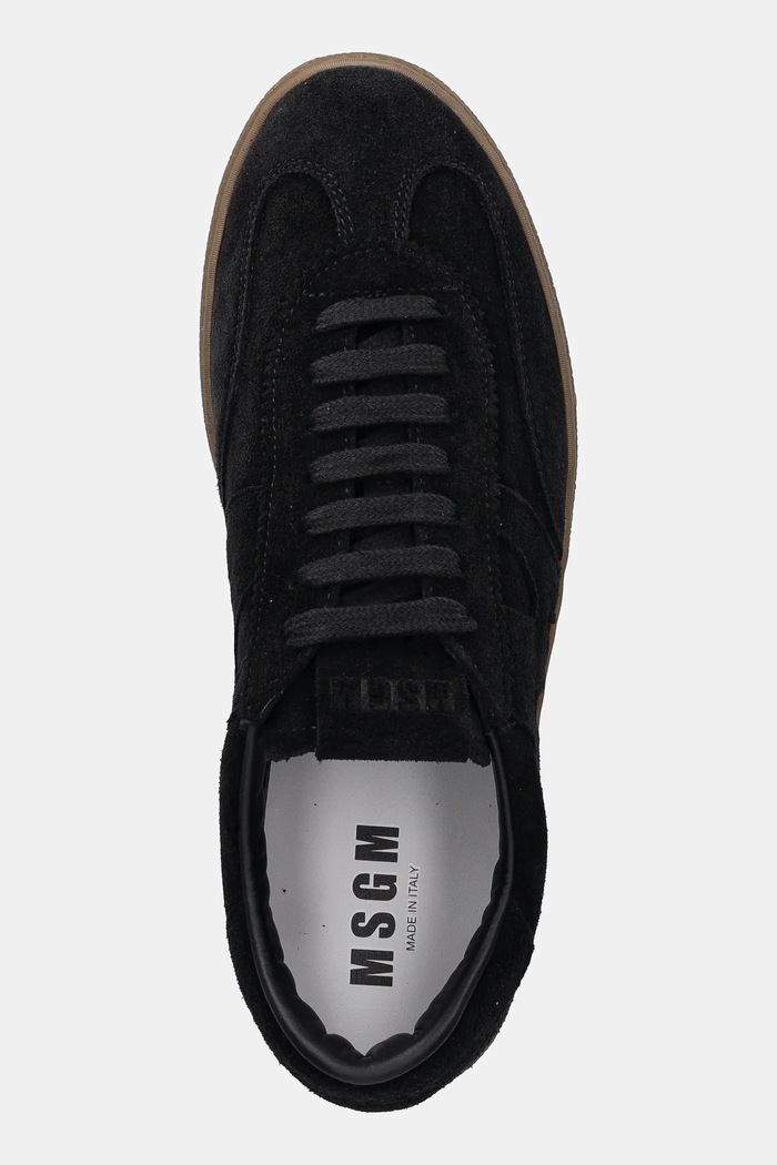 Semišové tenisky MSGM černá 3941MDS021.996.99