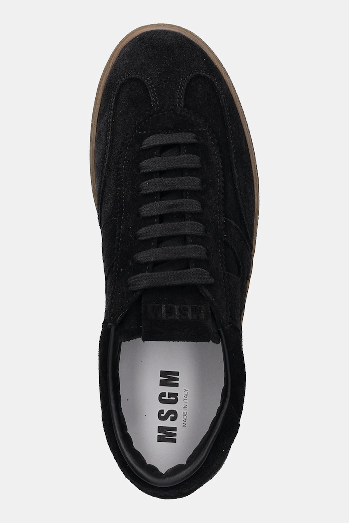 Semišové tenisky MSGM černá 3941MDS021.996.99