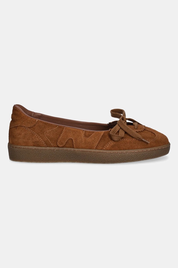 Semišové baleríny MSGM 3941MDS024.996.28 hnědá AW25