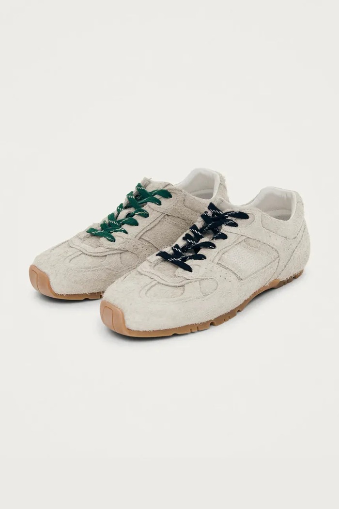 Alohas sneakers din piele întoarsă S100991-02 Planet friendly gri S100991.02