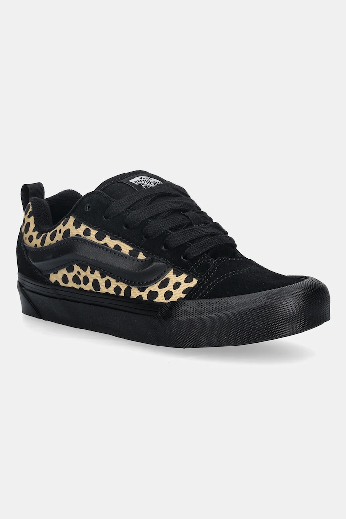 Πάνινα παπούτσια Vans Knu Skool Y2K Dalmatian δέρμα σαμουά μαύρο VN000D6ZEZI1