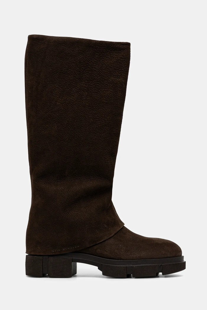 Nubukové čižmy Copenhagen CPH554.choco hnedá AW25
