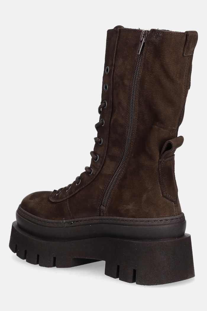 Μποτάκια από δέρμα nubuck Copenhagen καφέ CPH691.choco