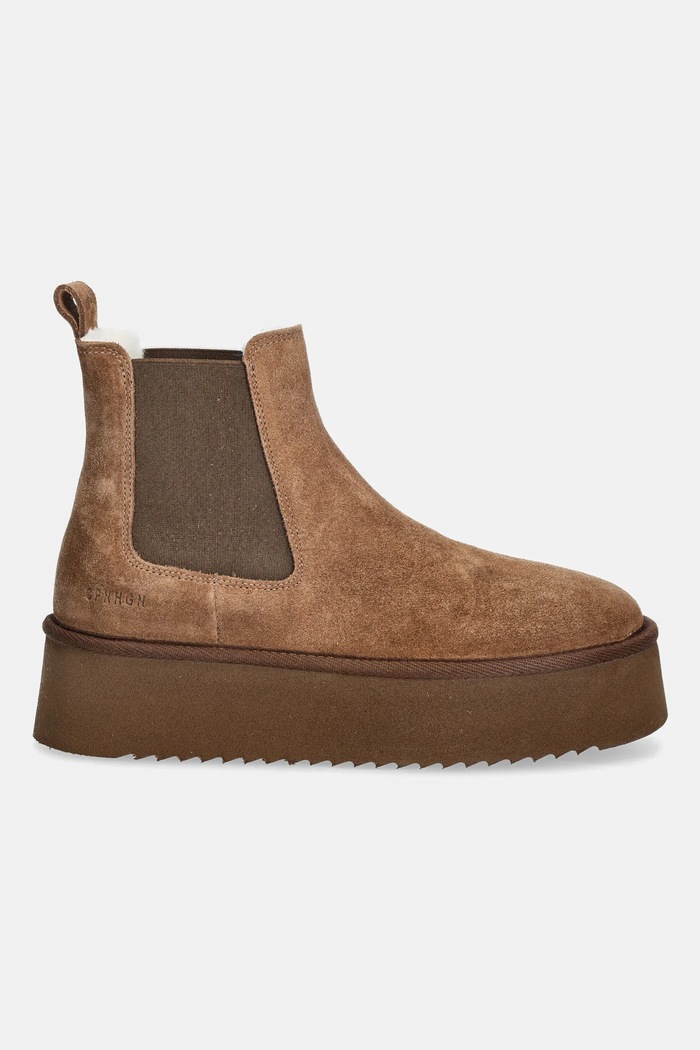 Semišové snehule Copenhagen CPH259.brown hnedá AW25