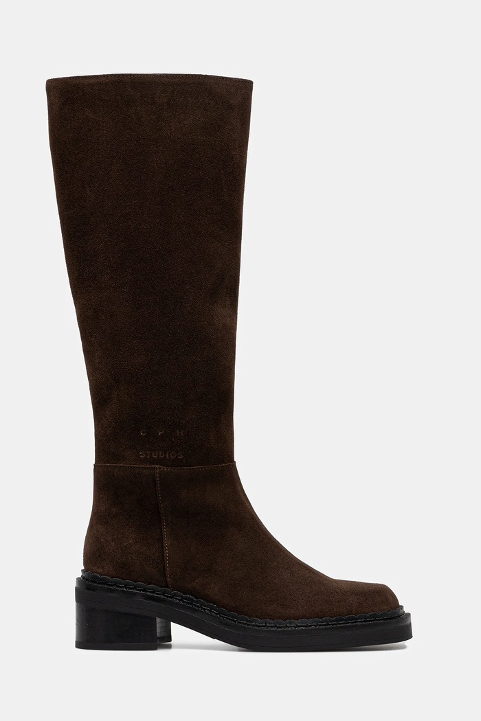 Semišové čižmy Copenhagen CPH624.choco hnedá AW25