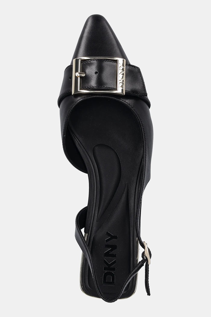 Kožené baleríny Dkny Clemma černá K3590639.BLK