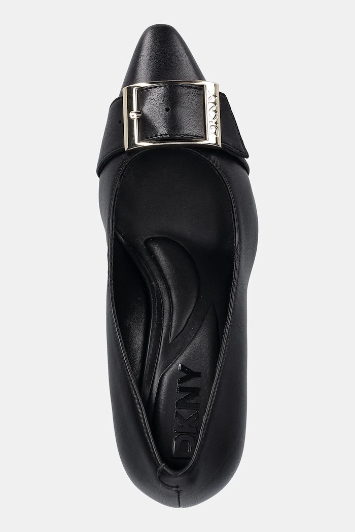 Kožené lodičky Dkny Nashbrook černá K3544717.BLK