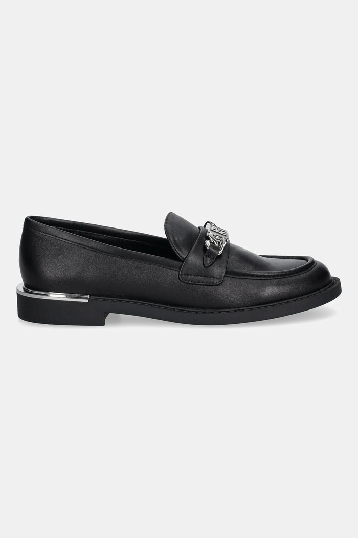 DKNY Mokasyny skórzane Radisson K2510414.BLK czarny AW25