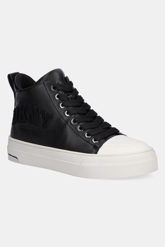 Tenisky Dkny Yaser imitácia kože čierna K3500746.BLK