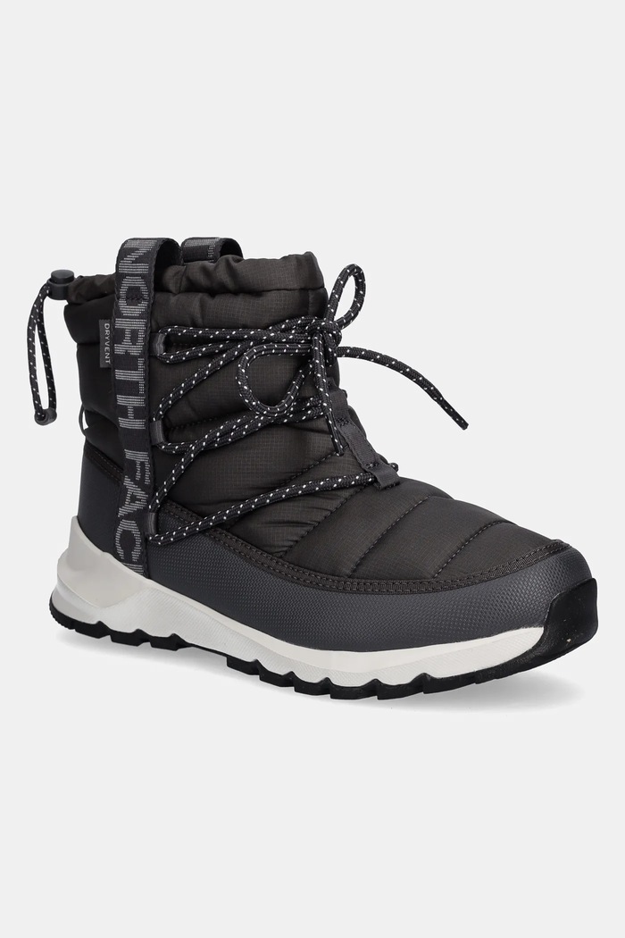 Snehule The North Face Thermoball Lace Up zateplené sivá NF0A5LWDCIH1
