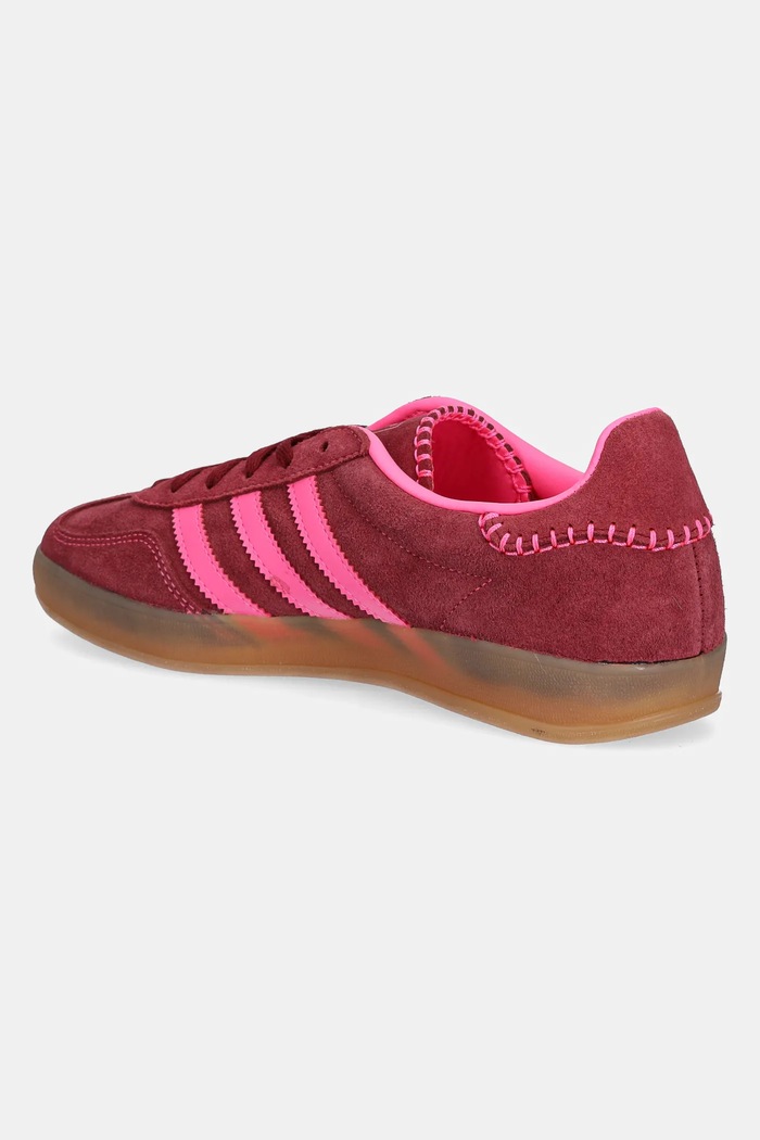 Boty Semišové tenisky adidas Originals Gazelle Indoor W JS1403 burgundské