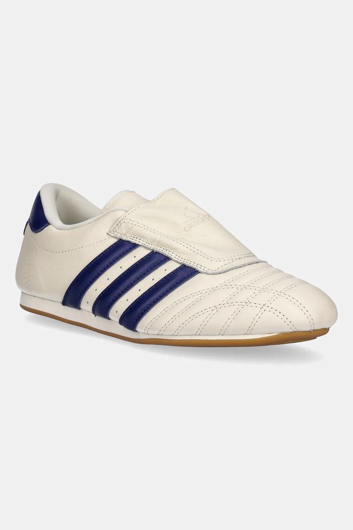 adidas Originals leather sneakers Adidas Taekwondo W grain leather beige JS4528
