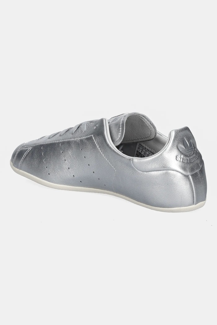 Obuv Kožené tenisky adidas Originals Stan Smith Lo Pro W JQ6427 strieborná