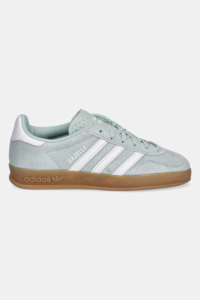 Semišové tenisky adidas Originals Gazelle Indoor W JS1396 tyrkysová AW25