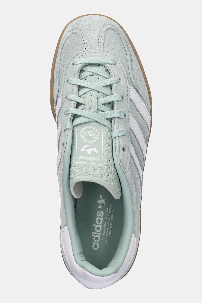 Semišové tenisky adidas Originals Gazelle Indoor W tyrkysová JS1396