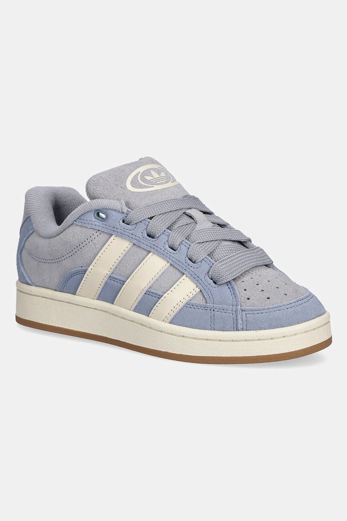 Semišové tenisky adidas Originals Campus 00S Beta plochá modrá JQ5990