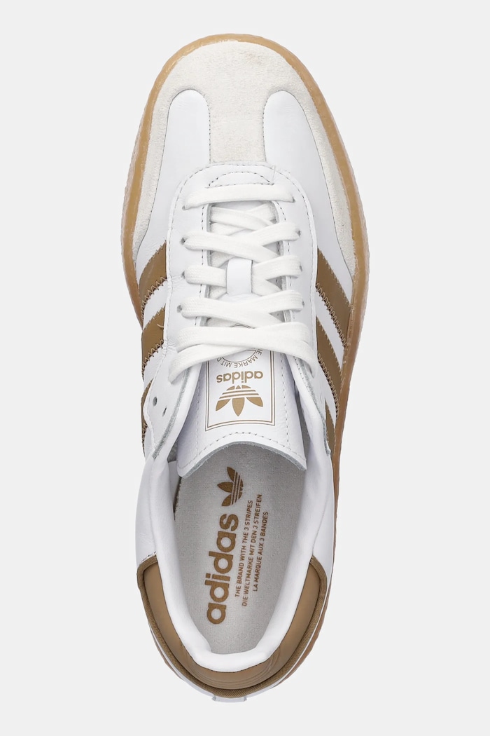 adidas Originals leather sneakers Sambae W white JQ0982