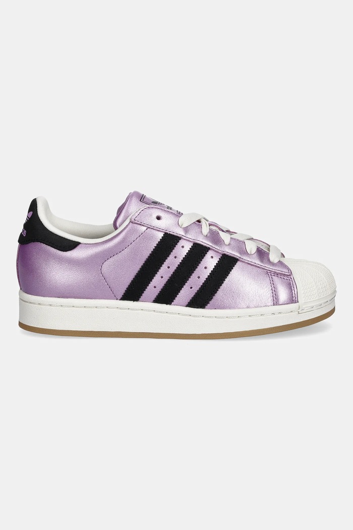 Δερμάτινα sneakers adidas Originals Superstar II W JS4008 μωβ AW25