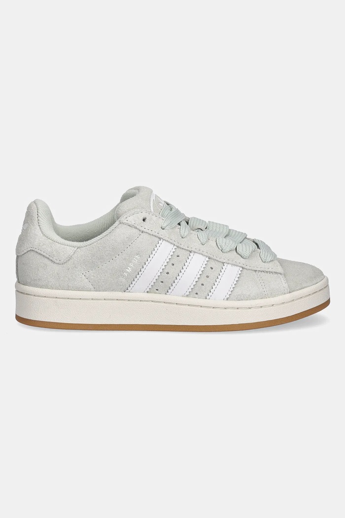 Tenisice od brušene kože adidas Originals Campus 00S JQ8348 zelena AW25