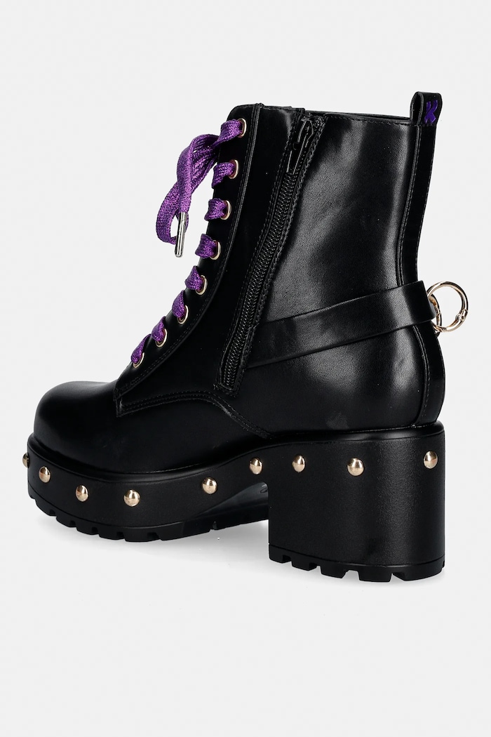 Obuwie Koi Footwear botki x Monster High Lucia Werewolf Military ND33W czarny