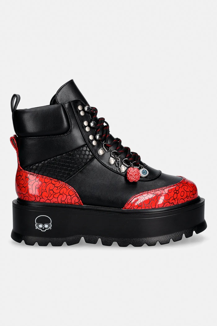 Koi Footwear botine x Monster High Ghoulia Yelps Ghoulia.Yelps negru AW25