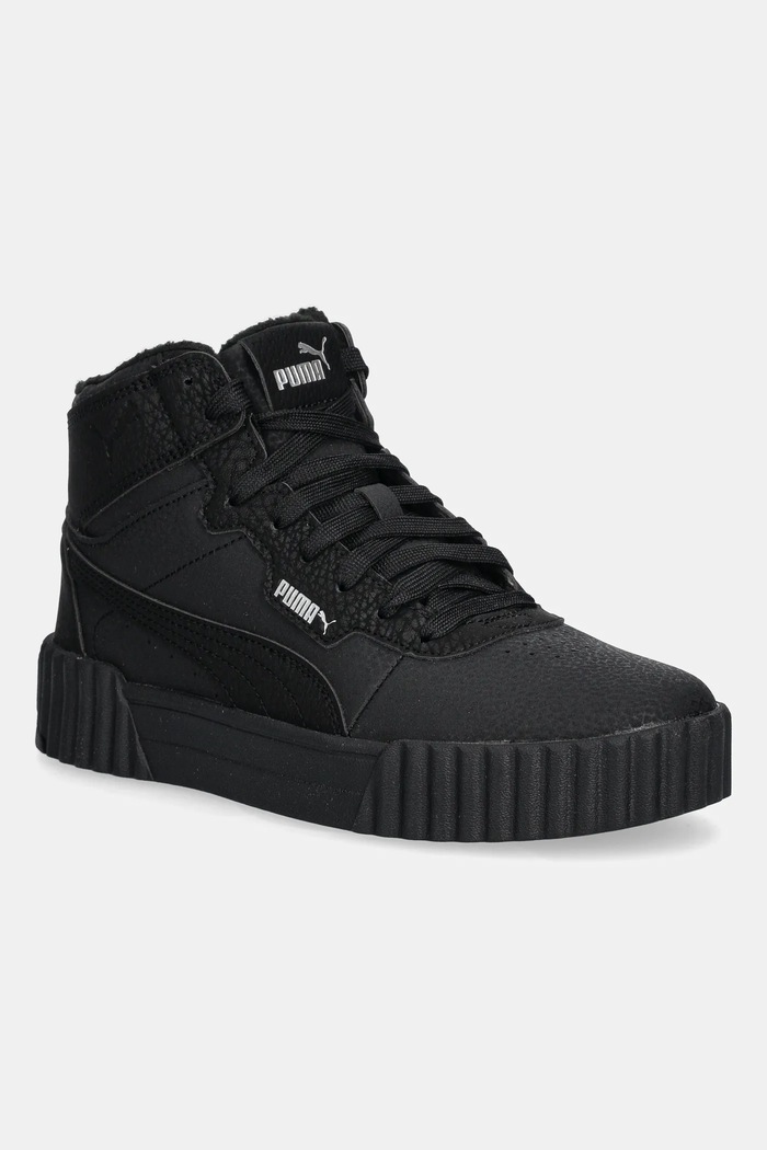 Tenisky Puma Carina 3.0 Mid WTR imitace kůže černá 402643