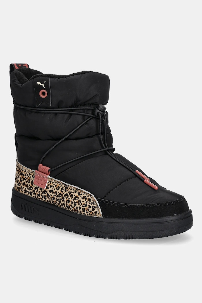 Snehule Puma Snowbae Wns Animal Flair zateplené čierna 402654