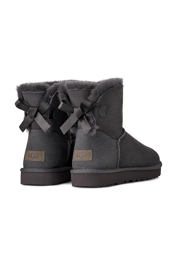 Обувь Зимние сапоги UGG Mini Bailey Bow II 1016501.OBS серый