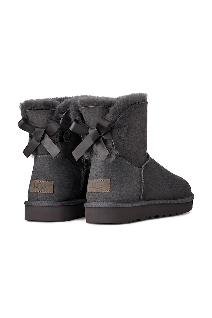 Обувь Зимние сапоги UGG Mini Bailey Bow II 1016501.OBS серый