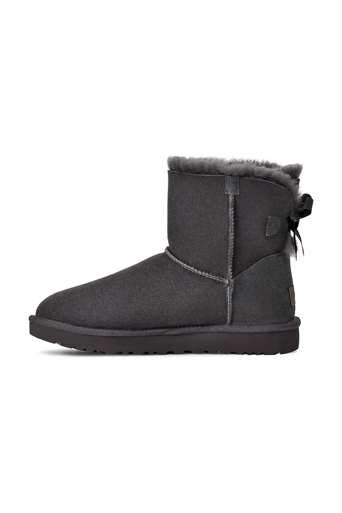Зимние сапоги UGG Mini Bailey Bow II серый 1016501.OBS