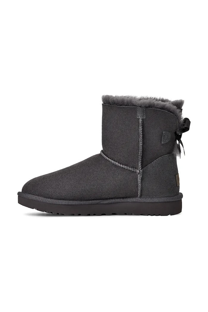 Зимние сапоги UGG Mini Bailey Bow II серый 1016501.OBS