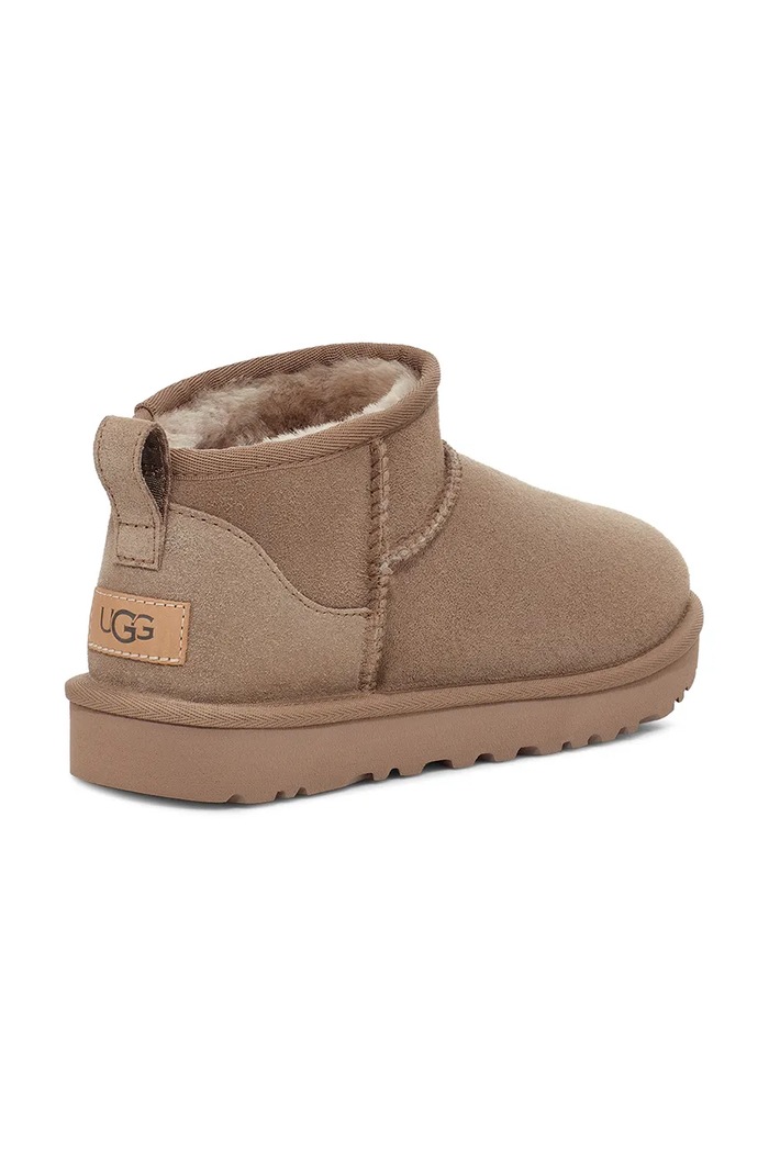 Обувки Велурени апрески UGG Classic Ultra Mini 1116109.CRBO бежов