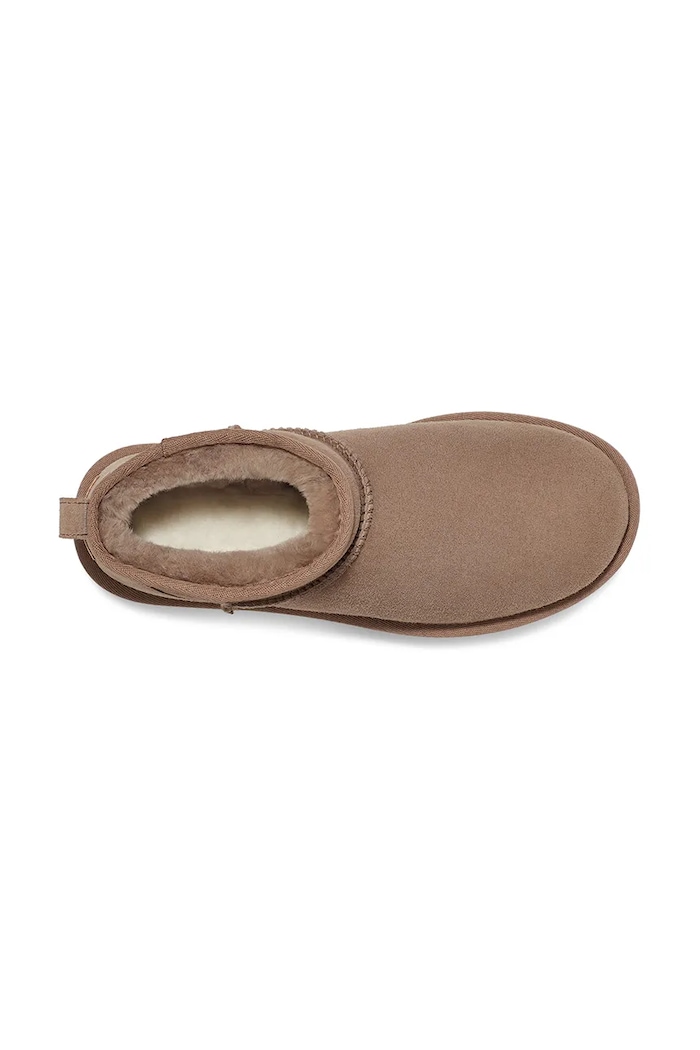 Велурени апрески UGG Classic Ultra Mini 1116109.CRBO бежов