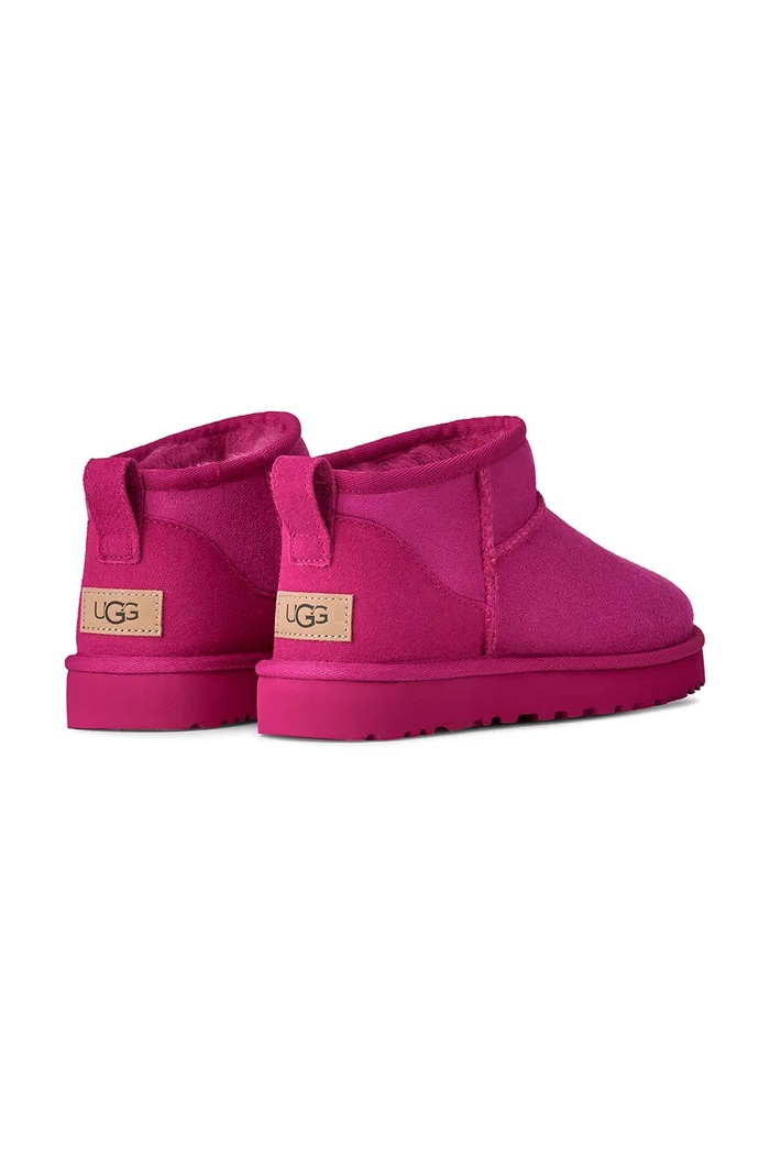 Obuća Čizme za snijeg od brušene kože UGG Classic Ultra Mini 1116109.DNY roza
