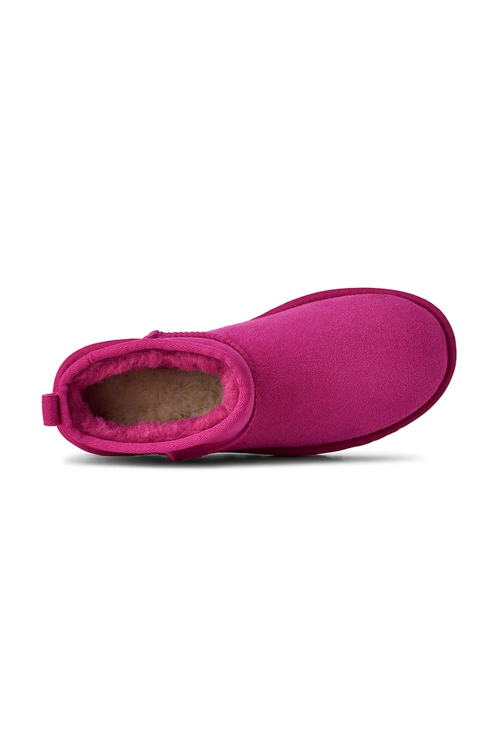 Čizme za snijeg od brušene kože UGG Classic Ultra Mini 1116109.DNY roza