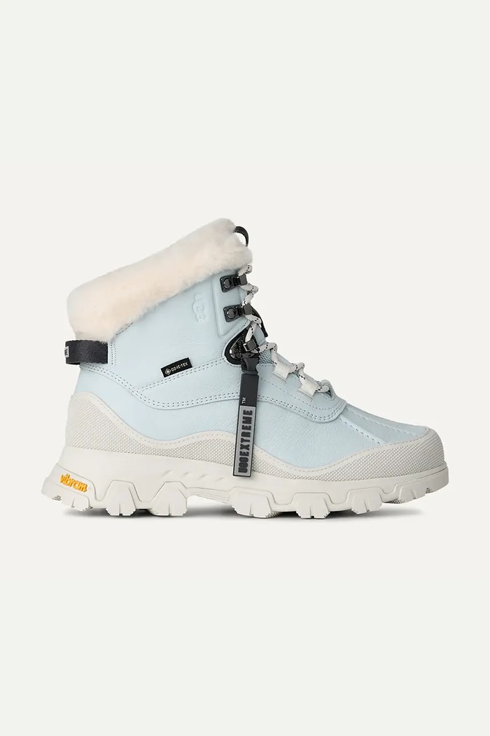 Зимние сапоги UGG Adirondack Meridian Hiker кожа голубой 1169031.REF