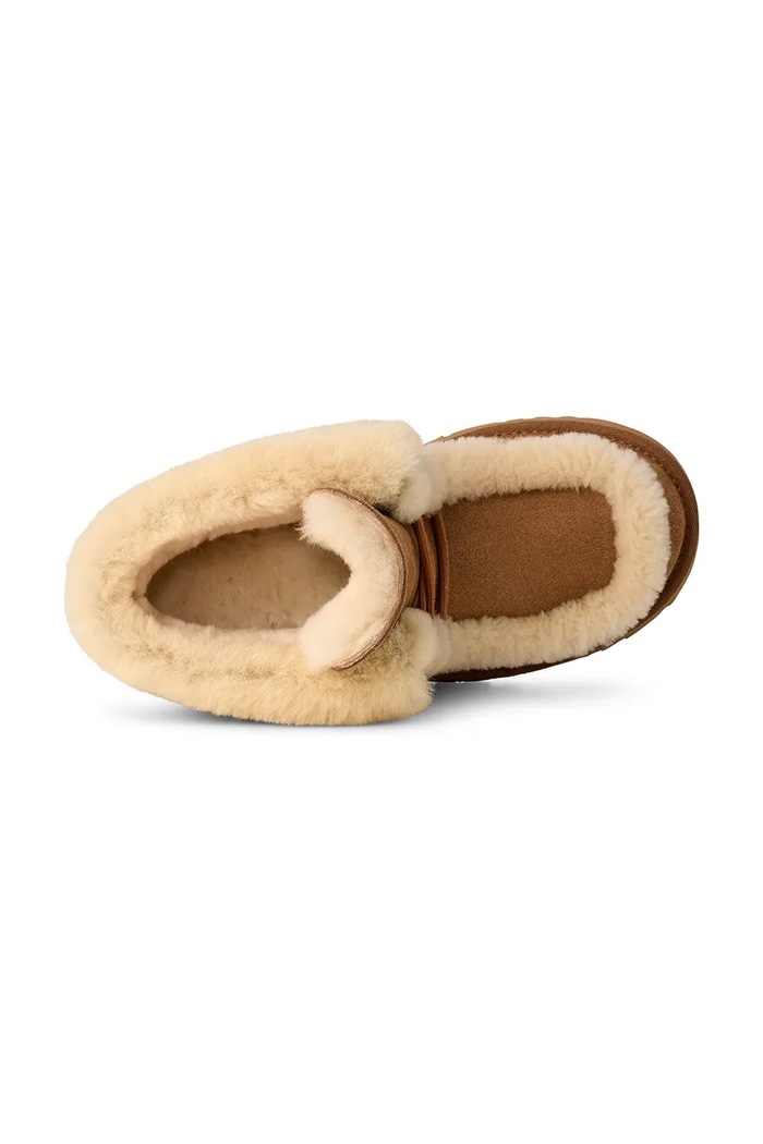 Σουέτ μπότες UGG Esmee Lace Up 1171532.CHE καφέ