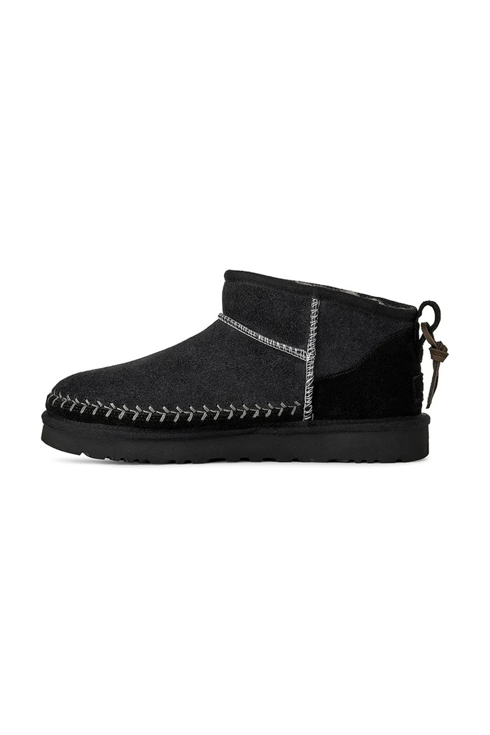 Sněhule UGG Classic Ultra Mini Biarritz černá 1171538.BLK