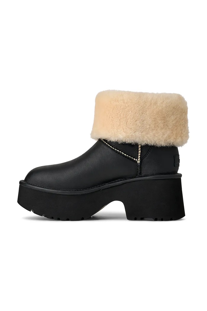 Kožené snehule UGG Esmee Leather Boot čierna 1172590.BLK