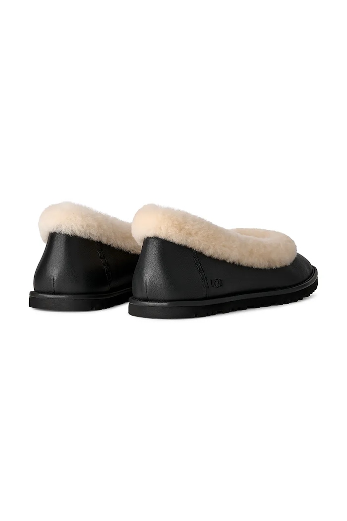 Obutev Usnjene balerinke UGG Zora Leather Ballet Flat 1178450.BLK črna